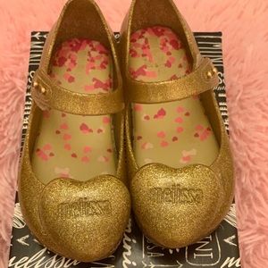 Mini Melissa Gold size 9